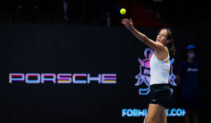 Mandatory Credit: Photo by Rob Prange Shutterstock (11803319af) Daria Kasatkina of Russia in action during the second round of the 2021 St. Petersburg Ladies Trophy WTA, Tennis Damen 500 tournament WTA St Petersburg Ladies Trophy, Tennis, St Petersburg, Russia - 18 Mar 2021 WTA St Petersburg Ladies Trophy, Tennis, St Petersburg, Russia - 18 Mar 2021  Copyright: xRobxPrange Shutterstockx 11803319af