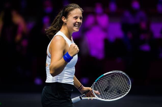 Mandatory Credit: Photo by Rob Prange Shutterstock (11803319bi) Daria Kasatkina of Russia in action during the second round at the 2021 St. Petersburg Ladies Trophy WTA, Tennis Damen 500 tournament WTA St Petersburg Ladies Trophy, Tennis, St Petersburg, Russia - 18 Mar 2021 WTA St Petersburg Ladies Trophy, Tennis, St Petersburg, Russia - 18 Mar 2021  Copyright: xRobxPrange Shutterstockx 11803319bi