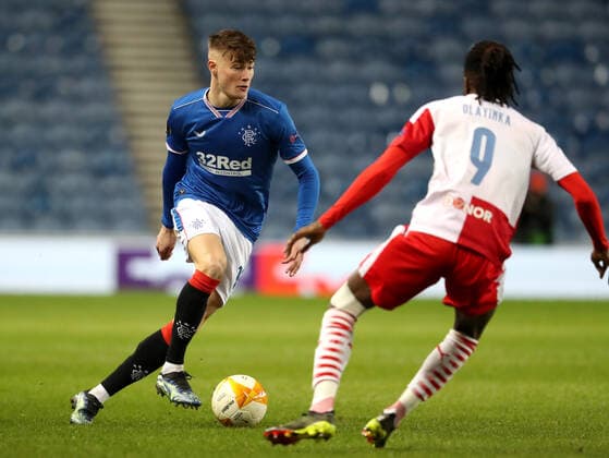 Football, EL, Glasgow Rangers - Slavia Prague