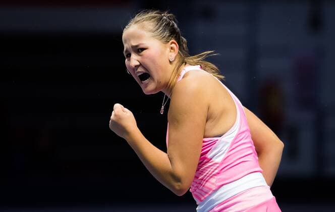 Mandatory Credit: Photo by Rob Prange Shutterstock (11803319ep) Kamilla Rakhimova of Russia in action during the second round at the 2021 St. Petersburg Ladies Trophy WTA, Tennis Damen 500 tournament WTA St Petersburg Ladies Trophy, Tennis, St Petersburg, Russia - 18 Mar 2021 WTA St Petersburg Ladies Trophy, Tennis, St Petersburg, Russia - 18 Mar 2021  Copyright: xRobxPrange Shutterstockx 11803319ep