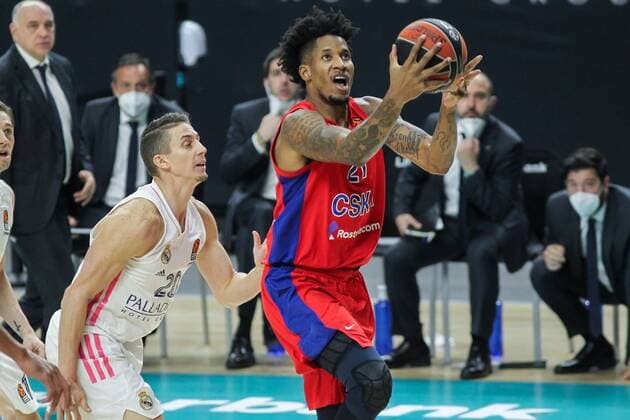 Mandatory Credit: Photo by Irina R Hipolito Shutterstock (11805729bd) Will Clyburn of CSKA Moscow in action during Euroleague basketball match played between Real Madrid and PBC CSKA Moscow at Wizink Center stadium on March 18, 2021 in Madrid, Spain. Basket: Euroleague- Real Madrid v CSKA Moscow, Spain - 18 Mar 2021 Basket: Euroleague- Real Madrid v CSKA Moscow, Spain - 18 Mar 2021  Copyright: xIrinaxRxHipolito Shutterstockx 11805729bd