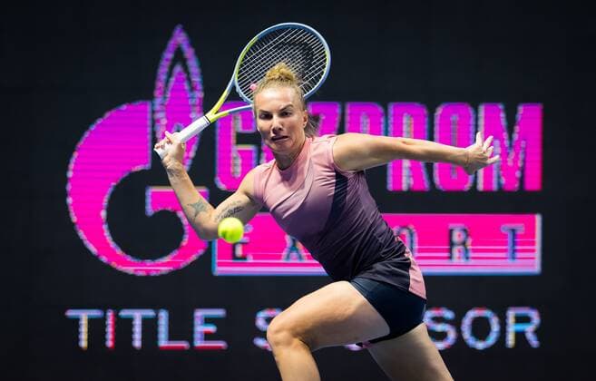 Mandatory Credit: Photo by Rob Prange Shutterstock (11803320ae) Svetlana Kuznetsova of Russia in action during the quarter-final at the 2021 St. Petersburg Ladies Trophy WTA, Tennis Damen 500 tournament WTA St Petersburg Ladies Trophy, Tennis, St Petersburg, Russia - 19 Mar 2021 WTA St Petersburg Ladies Trophy, Tennis, St Petersburg, Russia - 19 Mar 2021  Copyright: xRobxPrange Shutterstockx 11803320ae