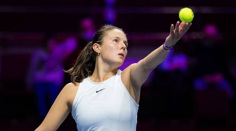 Mandatory Credit: Photo by Rob Prange Shutterstock (11803320cg) Daria Kasatkina of Russia in action during the quarter-final at the 2021 St. Petersburg Ladies Trophy WTA, Tennis Damen 500 tournament WTA St Petersburg Ladies Trophy, Tennis, St Petersburg, Russia - 19 Mar 2021 WTA St Petersburg Ladies Trophy, Tennis, St Petersburg, Russia - 19 Mar 2021  Copyright: xRobxPrange Shutterstockx 11803320cg