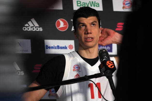 19 03 2021, EuroLeague, FC Bayern Basketball vs Anadolu Efes, Audi Dome Munich, in picture Vladimir Lucic FCB Basketball