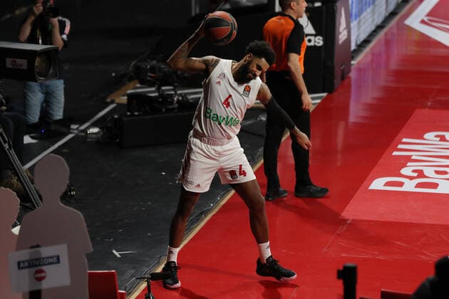 Dennis Seeley Muenchen GER, FC Bayern Basketball vs Anadolu Efes Istanbul, Basketball, EuroLeague, Matchday 30, Season 2020 2021, 19 03 2021, GER, FC Bayern Basketball vs Anadolu Efes Istanbul, Basketball, EuroLeague, Matchday 30, Season 2020 2021, 19 03 2021, Muenchen. Copyright: xEIBNER MarcelxEngelbrechtx EP_EER