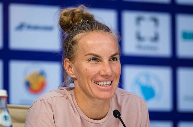 Tennis, WTA Tournament in St. Petersburg, Press Conference