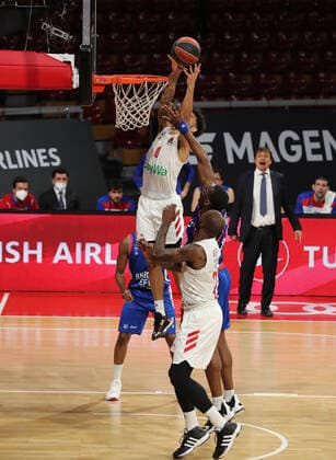 Nick Weiler Babb Muenchen GER, FC Bayern Basketball vs Anadolu Efes Istanbul, Basketball, EuroLeague, Matchday 30, Season 2020 2021, 19 03 2021, GER, FC Bayern Basketball vs Anadolu Efes Istanbul, Basketball, EuroLeague, Matchday 30, Season 2020 2021, 19 03 2021, Muenchen. Copyright: xEIBNER MarcelxEngelbrechtx EP_EER