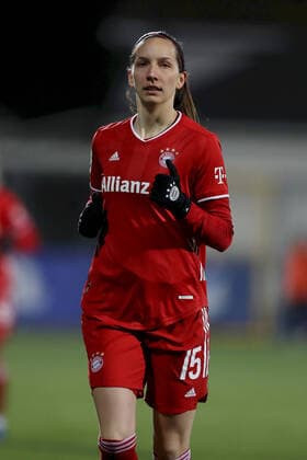 DFB Pokal Frauen TSG Hoffenheim FC Bayern Muenchen 19 03 2021 Ivana Rudelic 15, FC Bayern Muenchen DFL DFB REGULATIONS PROHIBIT ANY USE OF PHOTOGRAPHS AS IMAGE SEQUENCES AND OR QUASI VIDEO , DFB Pokal Frauen , TSG Hoffenheim FC Bayern Muenchen, 19 03 2021, Sinsheim, Dietmar Hopp Stadion Copyright: xBEAUTIFULxSPORTS JulienxChristx