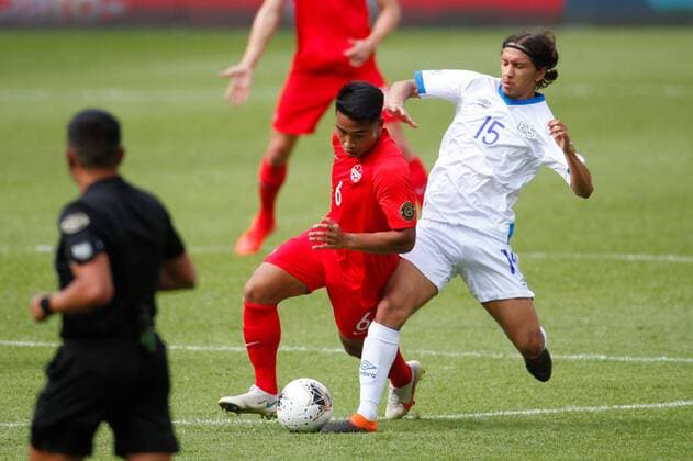 Football, Olympic qualifying, Canada - EL Salvador