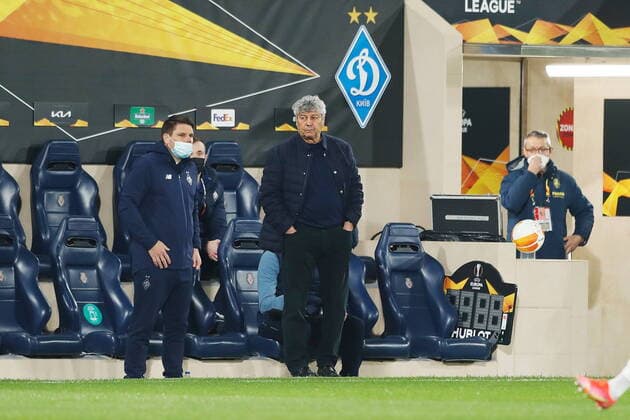 Mircea Lucescu (Kyiv), MARCH 18, 2021 - Football Soccer : UEFA Europa League Round of 16 2nd leg match between Villarreal CF 2-0 FC Dynamo Kyiv at the Estadio de la Ceramica in Vila-Real, Spain. Noxthirdxpartyxsales  (0115648946st)