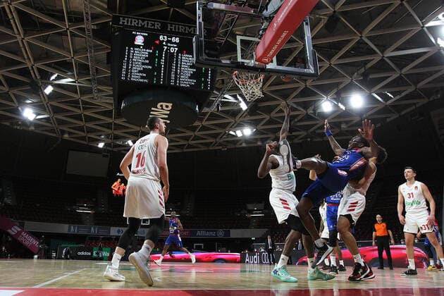 Bryant Dunston Istanbul GER, FC Bayern Basketball vs Anadolu Efes Istanbul, Basketball, EuroLeague, Matchday 30, Season 2020 2021, 19 03 2021, GER, FC Bayern Basketball vs Anadolu Efes Istanbul, Basketball, EuroLeague, Matchday 30, Season 2020 2021, 19 03 2021, Muenchen Copyright: xEIBNER MarcelxEngelbrechtx EP_EER