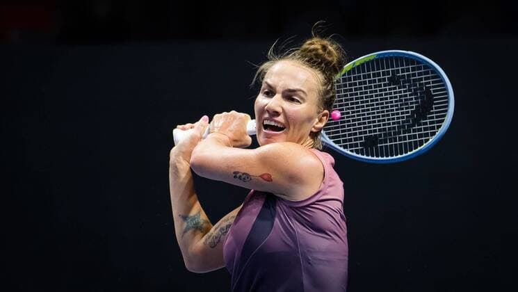 Mandatory Credit: Photo by Rob Prange Shutterstock (11803321bs) Svetlana Kuznetsova of Russia in action during the semi-finals of the 2021 St. Petersburg Ladies Trophy WTA, Tennis Damen 500 tournament WTA St Petersburg Ladies Trophy, Tennis, St Petersburg, Russia - 20 Mar 2021 WTA St Petersburg Ladies Trophy, Tennis, St Petersburg, Russia - 20 Mar 2021  Copyright: xRobxPrange Shutterstockx 11803321bs