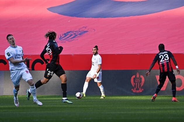 10 DIMITRI PAYET (OM) FOOTBALL : Nice vs Marseille - Ligue 1 Uber Eats - 20 03 2021 FEP Panoramic 