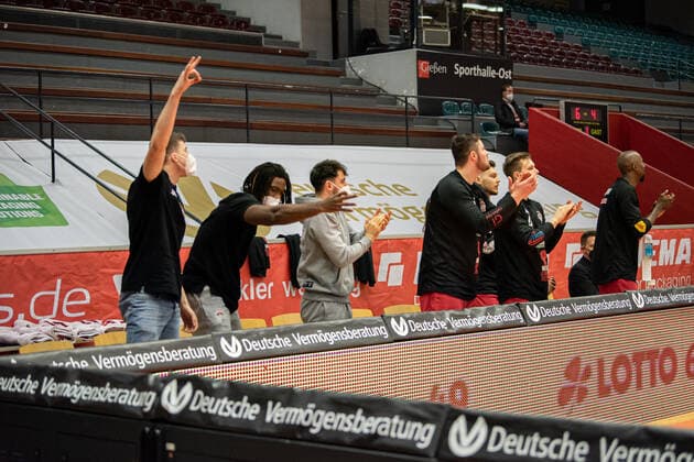 easyCredit Basketball Bundesliga JobStairs Giessen 46ers s Oliver Wuerzburg, 20 03 21 Sports Hall Giessen East Giessen, 20 03 21 Copyright: xBEAUTIFULxSPORTS Roeczeyx