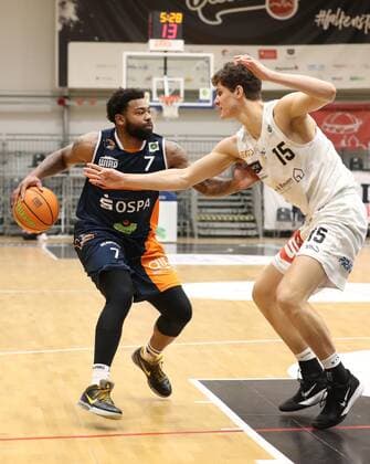 20 03 2021 Basketball Season 2019 2020 2 Bundesliga Pro A 27 Spieltag Nürnberg Falcons Basketball Club NBC Rostock Seawolves DaMa Trevor Lacey 7, Rostock Seawolves Fynn Fischer 15, Nürnberg Falcons BC NBC
