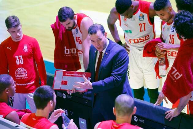 Middle Headcoach Johan Roijakkers Brose Bamberg MBC Mitteldeutscher BC Brose Bamberg, easyCredit Basketball Bundesliga, Saison 2020 2021, 24 Spieltag, Weißenfels, Germany, 20 03 2021, Copyright: DanielxLöb