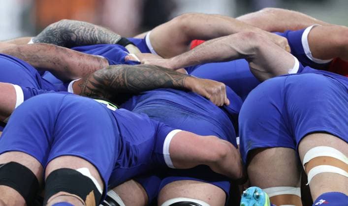 Bilder des Jahres 2021, Sport 03 März Sport Themen der Woche KW11 Sport Bilder des Tages 2021 Guinness Six Nations Championship Round 5, Stade de France, Paris, France 20 3 2021 France vs Wales A view of a scrum A view of a scrum 20 3 2021  Copyright: x INPHO LaszloxGeczox LG__7054