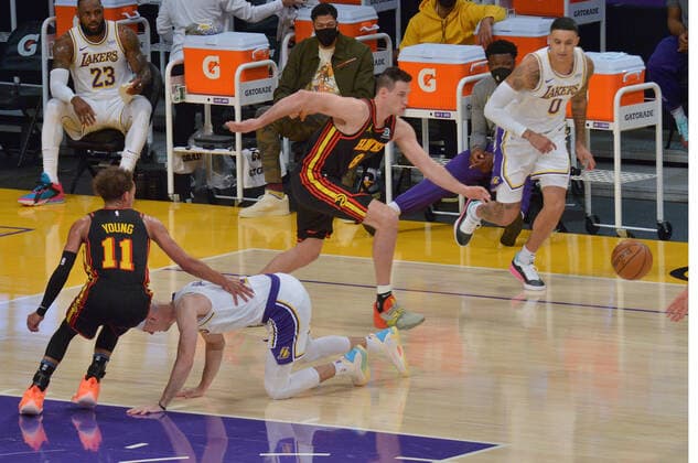 Basketball, NBA, Los Angeles Lakers - Atlanta Hawks
