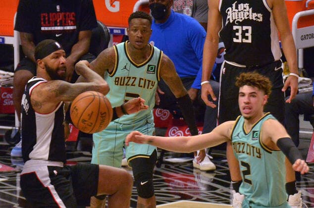 Basketball, NBA, Los Angeles Clippers - Charlotte Hornets