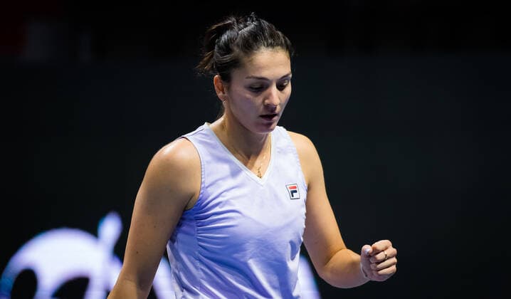 March 21, 2021, ST PETERSBURG, RUSSIA: Margarita Gasparyan of Russia in action during the final of the 2021 St. Petersburg Ladies Trophy WTA, Tennis Damen 500 tournament against Daria Kasatkina of Russia ST PETERSBURG RUSSIA - ZUMAa181 20210321_zaa_a181_022 Copyright: xRobxPrangex