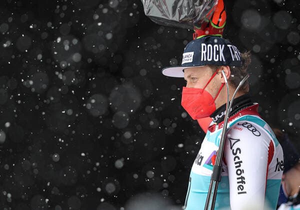ALPINE SKIING - FIS WC Final Lenzerheide LENZERHEIDE,SWITZERLAND,21.MAR.21- ALPINE SKIING - FIS World Cup Final, slalom, men. Image shows Manuel Feller (AUT). GEPAxpictures xHaraldxSteiner