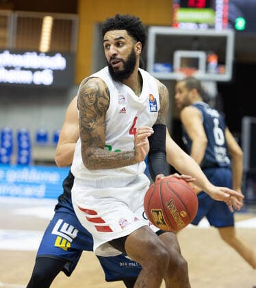 D J Seeley Fc Bayern Munich, 4 ¨¨¨HAKRO Merlins Crailsheim vs FC Bayern Munich, Basketball, Bundesliga, easy credit BBL, Matchday 24, Season 2020 2021, 21 03 2021, ¨¨ HAKRO Merlins Crailsheim vs FC Bayern Munich, Basketball, Bundesliga, easy credit BBL, Matchday 24, Season 2020 2021, 21 03 2021 Ilshofen. Copyright: xNinaxSander xEibnerxPressefotoxIx EP_NSR