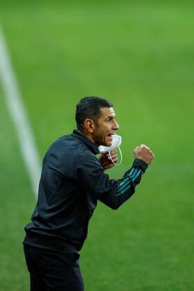 GUADALAJARA (MEXICO), 03 21 2021.- Jaime Lozano coach of Mexico gives directions to his players during a match between Costa Rica and Mexico of the CONCACAF Men s Olympic Qualifying tournament soccer, at Akron Stadium, in Guadalajara, Jalisco, Mexico, 21 March 2021. EFE Francisco Guasco Costa Rica - Mexico !ACHTUNG: NUR REDAKTIONELLE NUTZUNG!  Copyright: xFranciscoxGuascox AME4447 20210322-637519844995200985