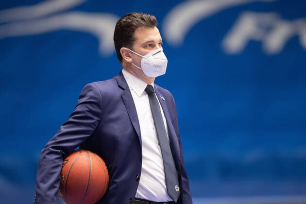 Fraport Skyliners Alba Berlin, easyCredit BBL Associate Headcoach Israel Gonzalez Alba Berlin Basketball match of the easyCredit BBL between the Fraport Skyliners and Alba Berlin on 21 March 2021 at the Fraport Arena in Frankfurt am Main , Frankfurt am Main Hesse Germany Fraport Arena