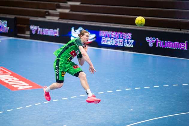 21 03 2021 Handball, 2020 2021, 1 Bundesliga, 22 Matchday, GWD Minden HSC 2000 Coburg Juri Knorr Minden Lübbecke North Rhine Westphalia Germany Kreissporthalle