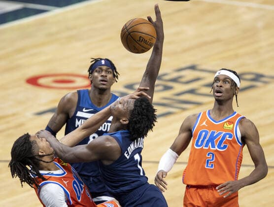 Basketball, NBA, Minnesota Timberwolves - Oklahoma City Thunder