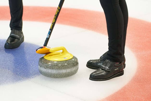German Curling national team, Nationalteam with Analena JENTSCH, Klara-Hermine FOMM, Emira ABBES, Mia HÖHNE HOEHNE, Daniela JENTSCH in a training session in Fuessen, Germany, March 13, 2021. Season 2020 2021,