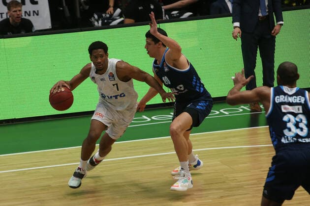 Basketball Germany, 1 Bundesliga, Hamburg Towers Alba Berlin, Hamburg, 23 03 2021 Kameron Taylor Towers, l Hamburg Germany