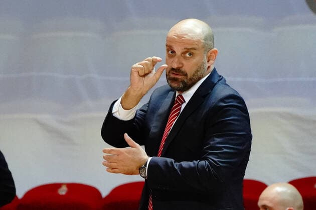 Zvezdan Mitrovic (Coach de l AS Monaco) BASKETBALL : Monaco vs FK Buducnost Podgorica - Eurocoupe - Monaco - 23 03 2021 NorbertScanella PanoramiC 