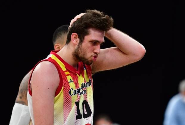 BAMBERG 23 03 2021 Basketball Season 2020 21 Basketball Champions League Brose Bamberg Casademont Zaragoza Jaime Fernandez 10, Casademont Zaragoza draws barge after 117 76 loss to Bamberg Photo Hans Martin Issler isslerimages Brose Bamberg Casademont Zaragoza