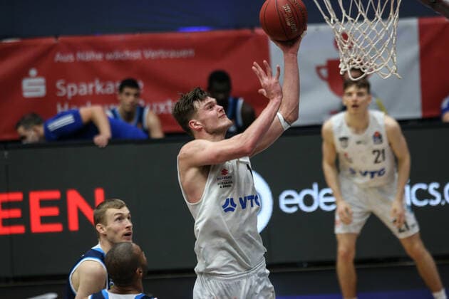 Basketball Germany, 1 Bundesliga, Hamburg Towers Alba Berlin, Hamburg, 23 03 2021 Maik Kotsar Towers