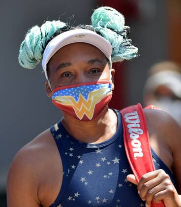 Sport Themen der Woche KW12 Sport Bilder des Tages March 23, 2021, Miami Gardens, Florida, United States Of America: MIAMI GARDENS, FL - MARCH 23: Venus Williams seen playing on day 2 of the Miami Open on March 23, 2021 at Hard Rock Stadium in Miami Gardens, Florida. ...People: Venus Williams Miami Gardens United States Of America - ZUMAs214 20210323_zda_s214_015 Copyright: xSMGx