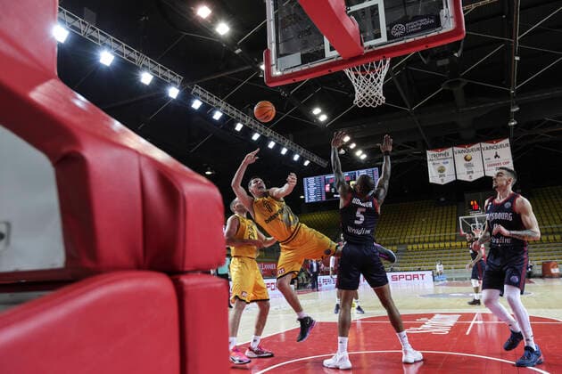 Jonas Maciulis 8 SIG Strasbourg vs AEK Basketball Champions League BASKETBALL : SIG Strasbourg vs AEK Athenes - 23 03 2021 ElyxandroCEGARRA PANORAMIC 