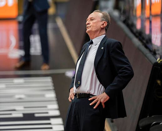 Head Coach Aito Garcia Reneses Alba 23 03 21, Hamburg Wilhelmsburg, easyCredit BBL, Basketball Bundesliga, 2020 2021 season, 08 match day Â