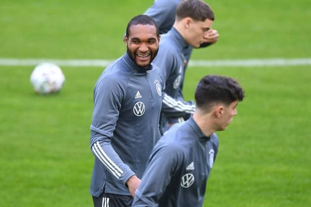Football training national team on 23 03 2021 at Merkur Spiel Arena in Düsseldorf Jonathan Tah Germany DFB regulations prohibit any use of photographs as image sequences and or quasi video xHDx