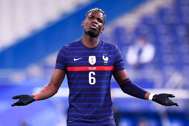 DECEPTION - 06 PAUL POGBA (FRA) FOOTBALL : France vs Ukraine - Qualifications Coupe du Monde 2022 - 24 03 2021 FEP Panoramic 