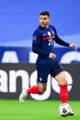 Lucas Hernandez (France) FOOTBALL : France vs Ukraine - Eliminatoires coupe du Monde 2022 - 24 03 2021 JBAutissier Panoramic 