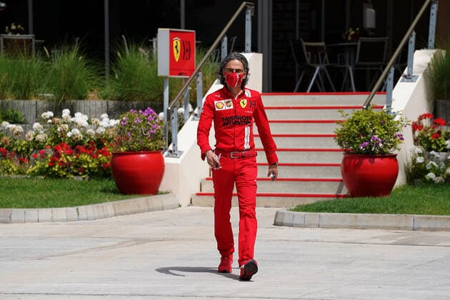 F1 Grand Prix of Bahrain Laurent Mekies (FRA, Scuderia Ferrari Mission Winnow), F1 Grand Prix of Bahrain at Bahrain International Circuit on March 25, 2021 in Sakhir, Bahrain. (Photo by COLOMBO IMAGES FIA Pool via HOCH ZWEI) Sakhir Bahrain Poolfoto HOCH ZWEI Pool COLOMBO IMAGES ,EDITORIAL USE ONLY