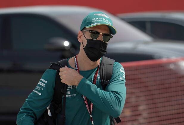 Formula 1 Gulf Air Bahrain Grand Prix 2021 25 03 2021, Bahrain International Circuit, Sakhir, Formula 1 Gulf Air Bahrain Grand Prix 2021 ,in the picture Sebastian Vettel DEU 5 , Aston Martin Cognizant Formula One Team nordphotoxGmbHx xBratic nph00250