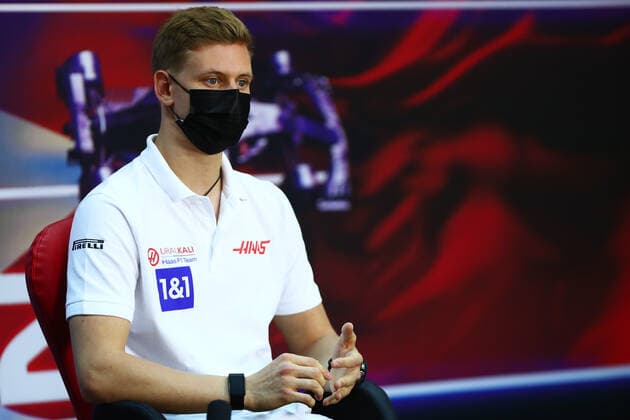 F1 Grand Prix of Bahrain 47 Mick Schumacher (GER, Haas F1 Team), F1 Grand Prix of Bahrain at Bahrain International Circuit on March 25, 2021 in Sakhir, Bahrain. (Photo by Dan Istitene Formula 1 Getty Images FIA Pool via HOCH ZWEI) Sakhir Bahrain International Circuit Bahrain Poolfoto HOCH ZWEI Pool Formula 1 via Get ,EDITORIAL USE ONLY