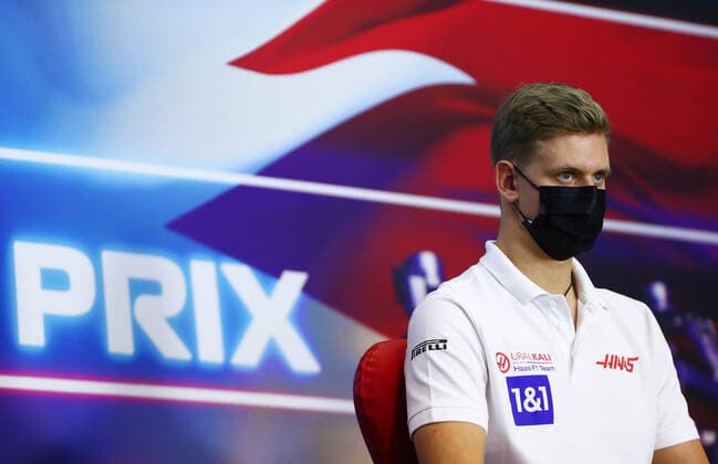 F1 Grand Prix of Bahrain 47 Mick Schumacher (GER, Haas F1 Team), F1 Grand Prix of Bahrain at Bahrain International Circuit on March 25, 2021 in Sakhir, Bahrain. (Photo by Dan Istitene Formula 1 Getty Images FIA Pool via HOCH ZWEI) Sakhir Bahrain International Circuit Bahrain Poolfoto HOCH ZWEI Pool Formula 1 via Get ,EDITORIAL USE ONLY