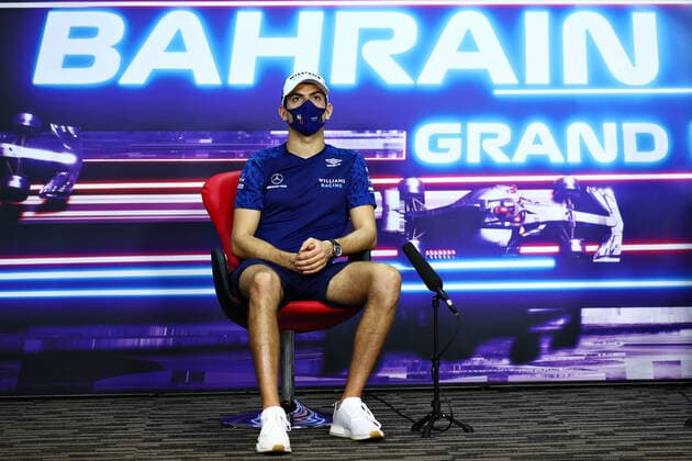 F1 Grand Prix of Bahrain 6 Nicholas Latifi (CAN, Williams Racing), F1 Grand Prix of Bahrain at Bahrain International Circuit on March 25, 2021 in Sakhir, Bahrain. (Photo by Dan Istitene Formula 1 Getty Images FIA Pool via HOCH ZWEI) Sakhir Bahrain International Circuit Bahrain Poolfoto HOCH ZWEI Pool Formula 1 via Get ,EDITORIAL USE ONLY