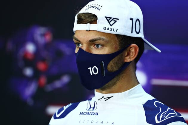 F1 Grand Prix of Bahrain 10 Pierre Gasly (FRA, Scuderia AlphaTauri Honda), F1 Grand Prix of Bahrain at Bahrain International Circuit on March 25, 2021 in Sakhir, Bahrain. (Photo by Dan Istitene Formula 1 Getty Images FIA Pool via HOCH ZWEI) Sakhir Bahrain International Circuit Bahrain Poolfoto HOCH ZWEI Pool Formula 1 via Get ,EDITORIAL USE ONLY