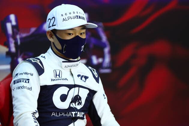 F1 Grand Prix of Bahrain 22 Yuki Tsunoda (JPN, Scuderia AlphaTauri Honda), F1 Grand Prix of Bahrain at Bahrain International Circuit on March 25, 2021 in Sakhir, Bahrain. (Photo by Dan Istitene Formula 1 Getty Images FIA Pool via HOCH ZWEI) Sakhir Bahrain International Circuit Bahrain Poolfoto HOCH ZWEI Pool Formula 1 via Get ,EDITORIAL USE ONLY