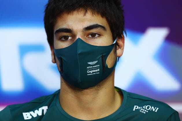 F1 Grand Prix of Bahrain 18 Lance Stroll (CAN, Aston Martin Cognizant F1 Team), F1 Grand Prix of Bahrain at Bahrain International Circuit on March 25, 2021 in Sakhir, Bahrain. (Photo by Dan Istitene Formula 1 Getty Images FIA Pool via HOCH ZWEI) Sakhir Bahrain International Circuit Bahrain Poolfoto HOCH ZWEI Pool Formula 1 via Get ,EDITORIAL USE ONLY