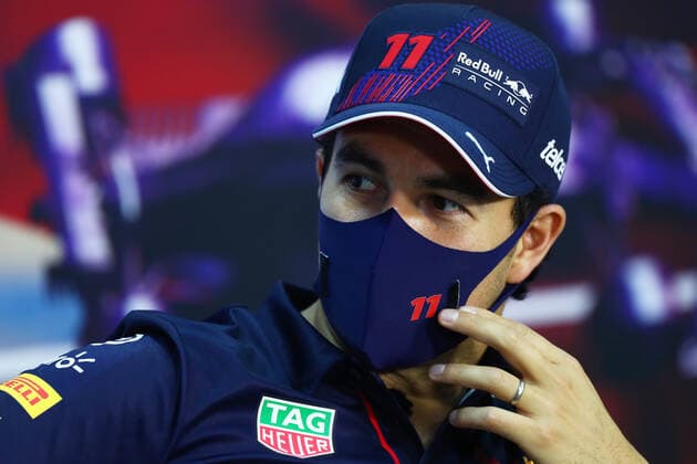 F1 Grand Prix of Bahrain 11 Sergio Perez (MEX, Red Bull Racing), F1 Grand Prix of Bahrain at Bahrain International Circuit on March 25, 2021 in Sakhir, Bahrain. (Photo by Dan Istitene Formula 1 Getty Images FIA Pool via HOCH ZWEI) Sakhir Bahrain International Circuit Bahrain Poolfoto HOCH ZWEI Pool Formula 1 via Get ,EDITORIAL USE ONLY
